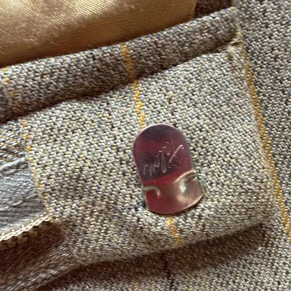 Vtg Levi’s Sta-Prest Slacks Young Men’s 1960s 1970s Talon Pinstripe USA 34 X 29
